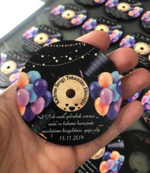 Запис Дървен Магнит