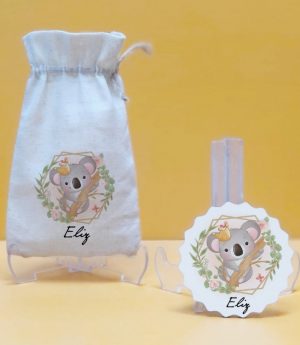 Дървен Магнит и Платнена Торбичка