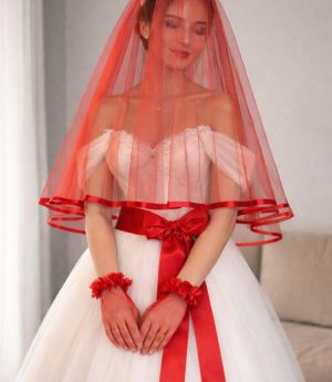 Комплект Воал и Колан за Къна