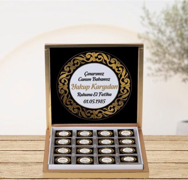 İsme Özel Kutulu 48'li Çikolata