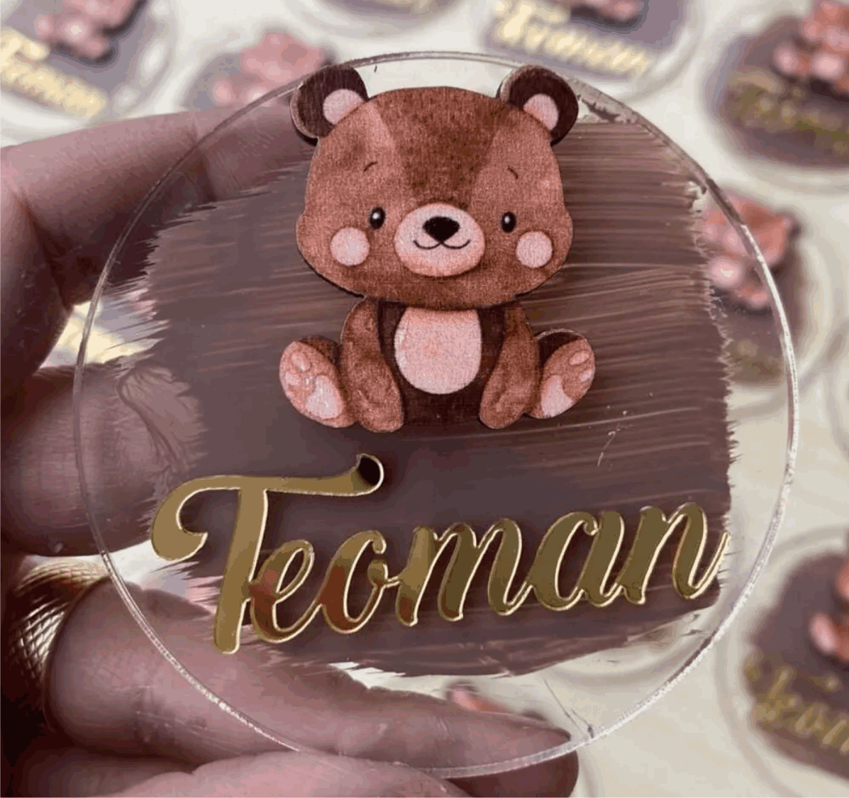 kahverengi ayı magnet 1