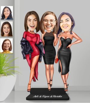 Персонализирано Дървено Библо С Дизайн На Приятелка